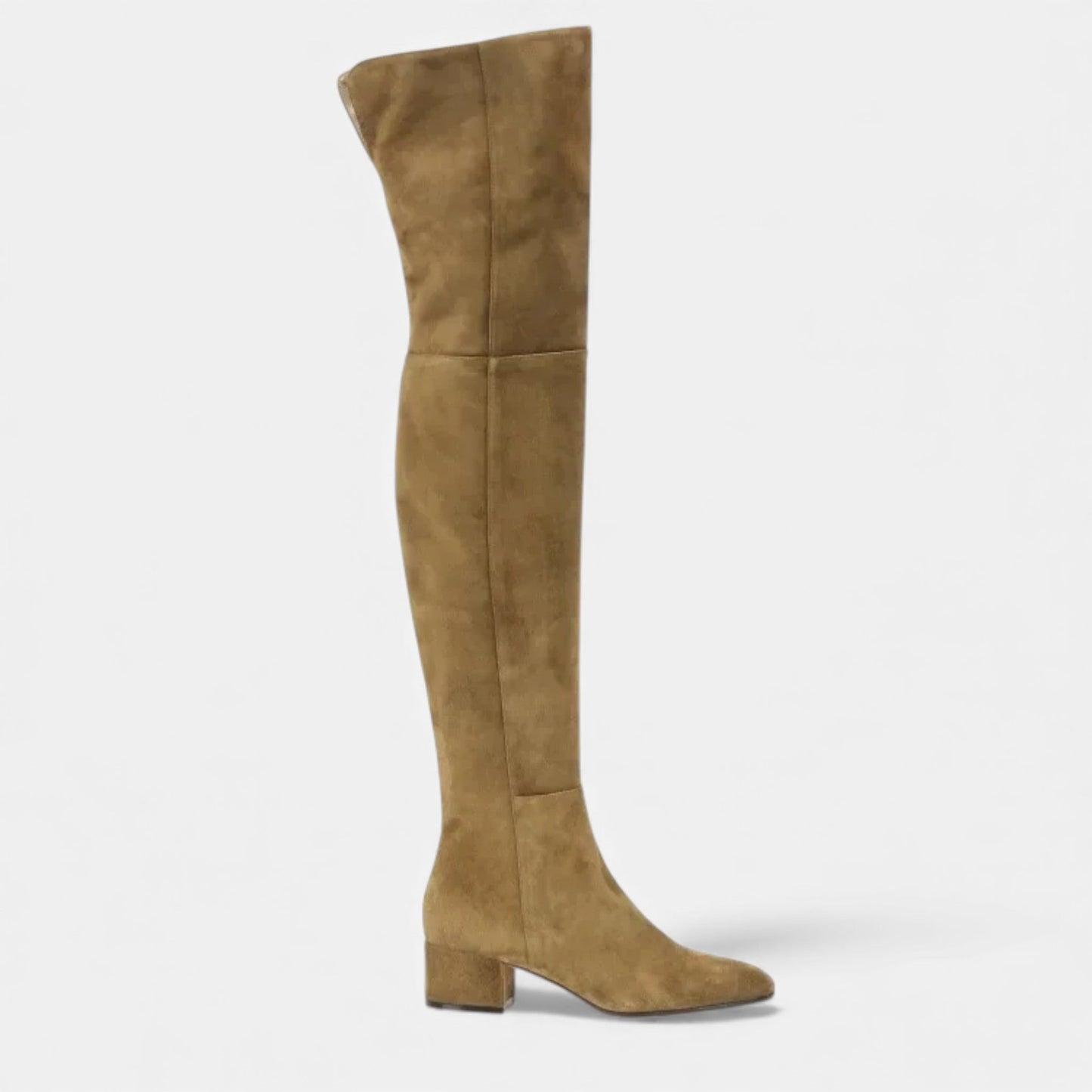 Trendy Women's Knee High Faux Suede Winter Boots