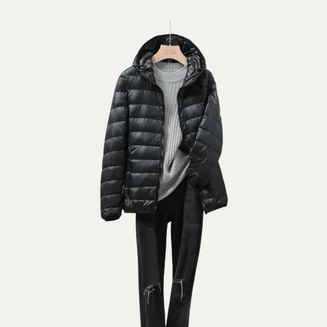 VogeLuxe | Women’s Shiny Ultralight Puffer Jacket