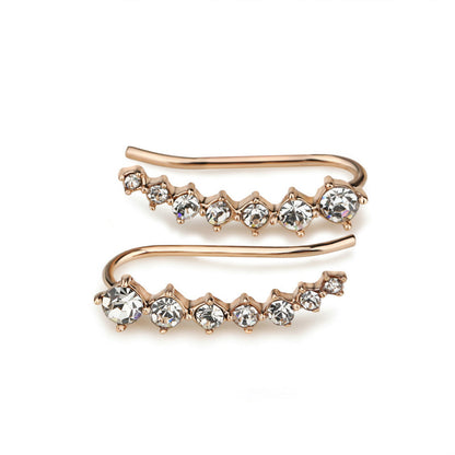 Sparkling Diamond Stud Earrings