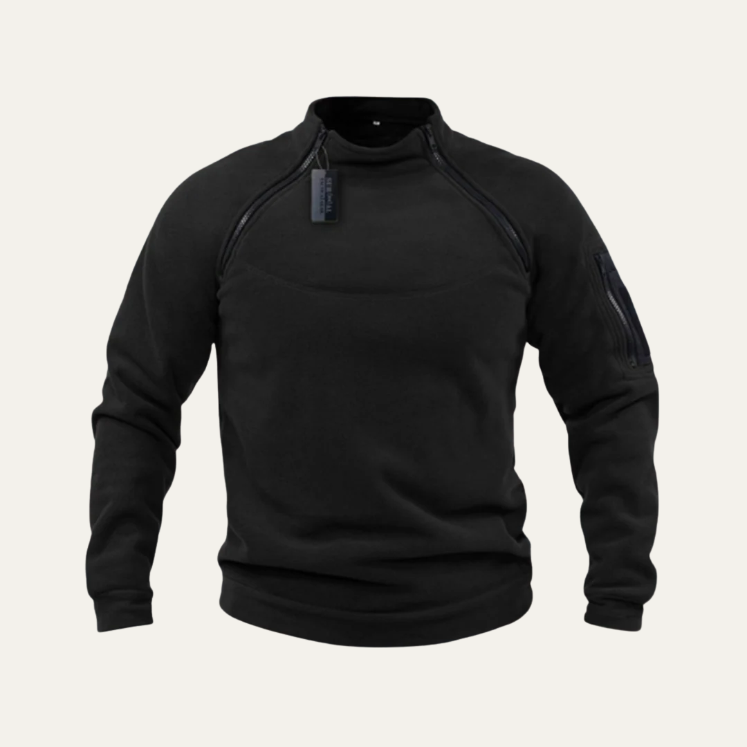 VogeLuxe | Men’s Technical Fleece Mock Neck Pullover