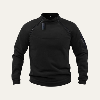 VogeLuxe | Men’s Technical Fleece Mock Neck Pullover