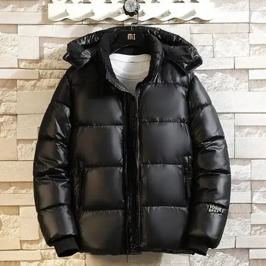 Warm Waterproof Men's Winter Puffer Coat - BritishElegance