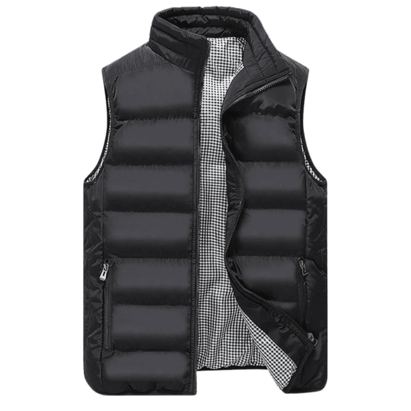 VogeLuxe | Men’s Quilted Sleeveless Puffer Vest