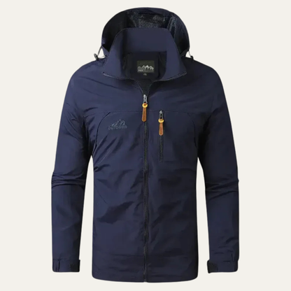 VogeLuxe | Men’s Technical Hooded Windbreaker Jacket