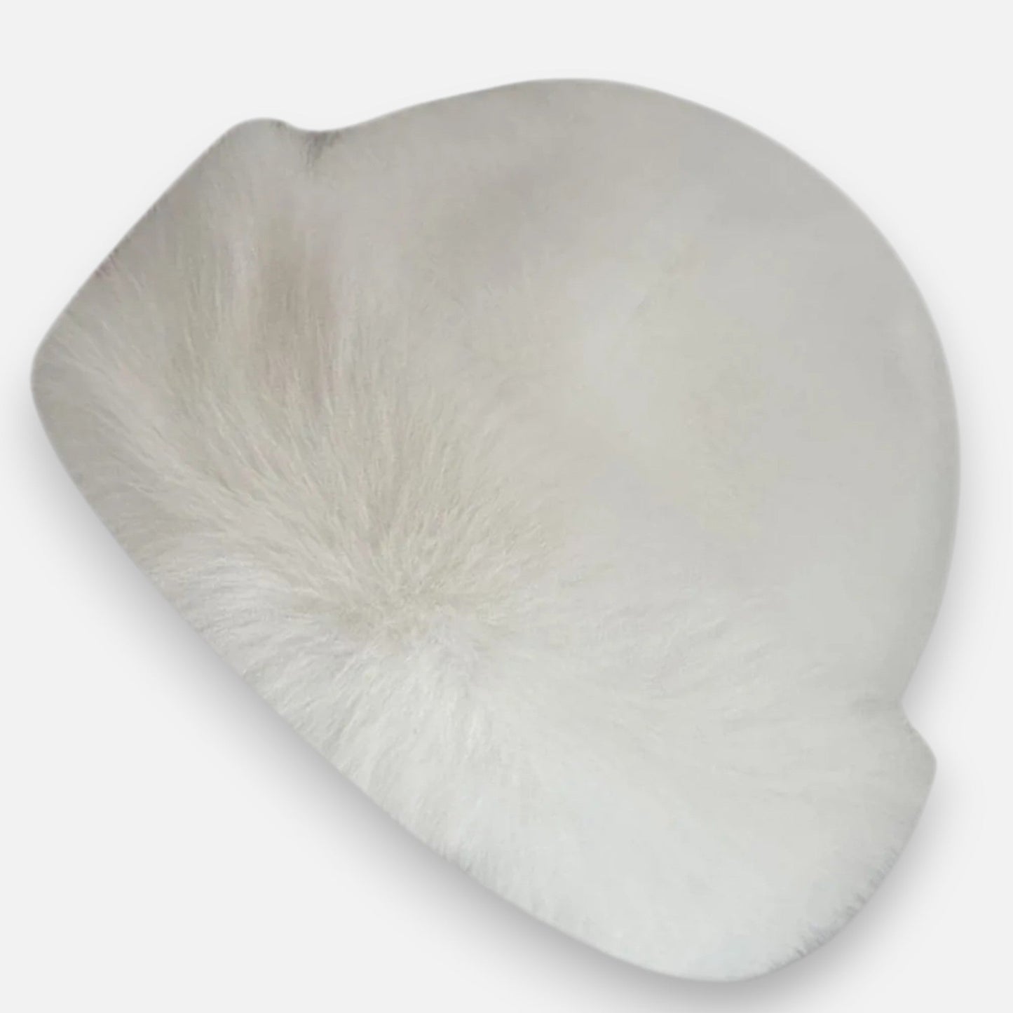 Soft Faux Fur Fisherman Beanie Hat for Women
