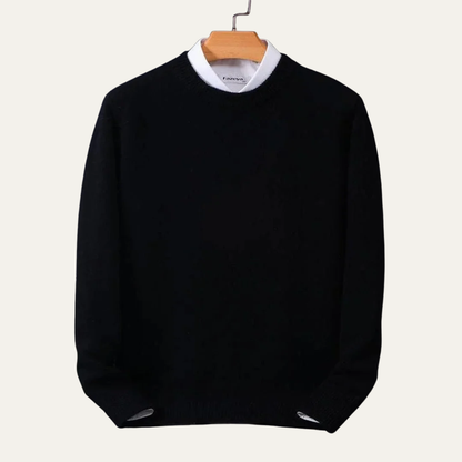 VogeLuxe | Men’s Classic Round Neck Knit Pullover Sweater