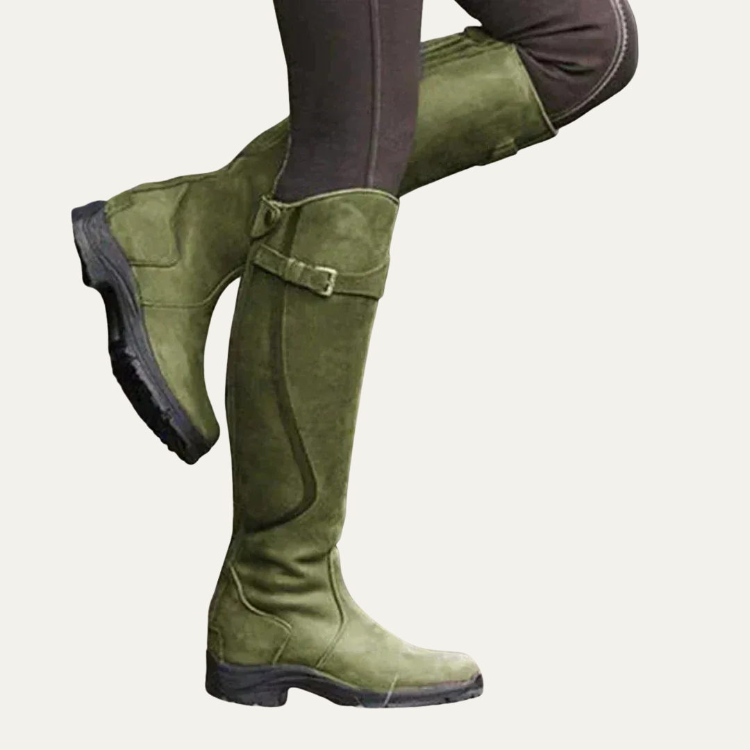 VogeLuxe | Women’s Tall Equestrian Style Knee High Riding Boots
