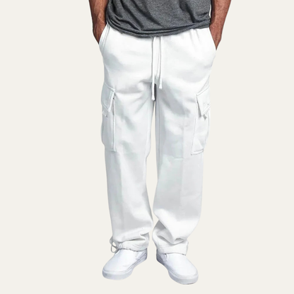 VogeLuxe | Men’s Utility Cargo Sweatpants with Adjustable Cuffs