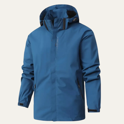 VogeLuxe | Men’s Waterproof Windproof High Neck Outdoor Shell Jacket