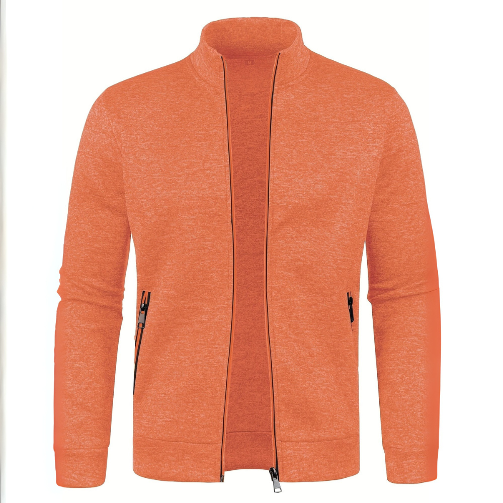VogeLuxe | Men’s Neon Piped Full Zip Track Jacket