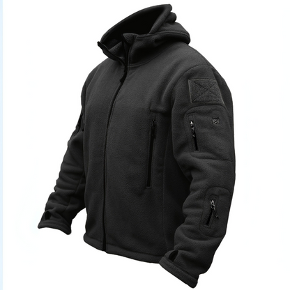 VogeLuxe | Men’s Tactical Multi Pocket Fleece Hoodie