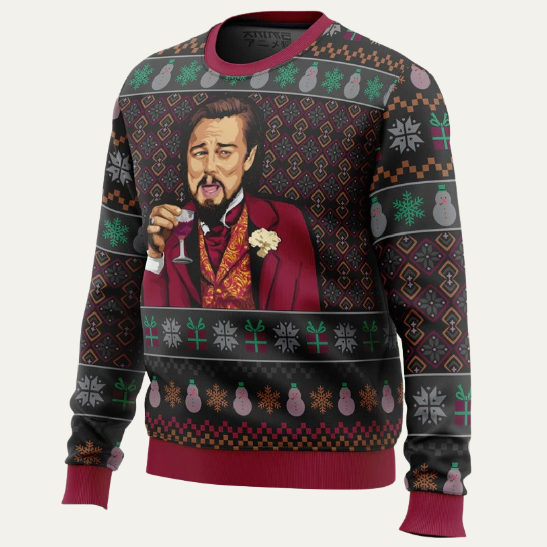 VogeLuxe | Men’s Holiday Meme Crewneck Sweater