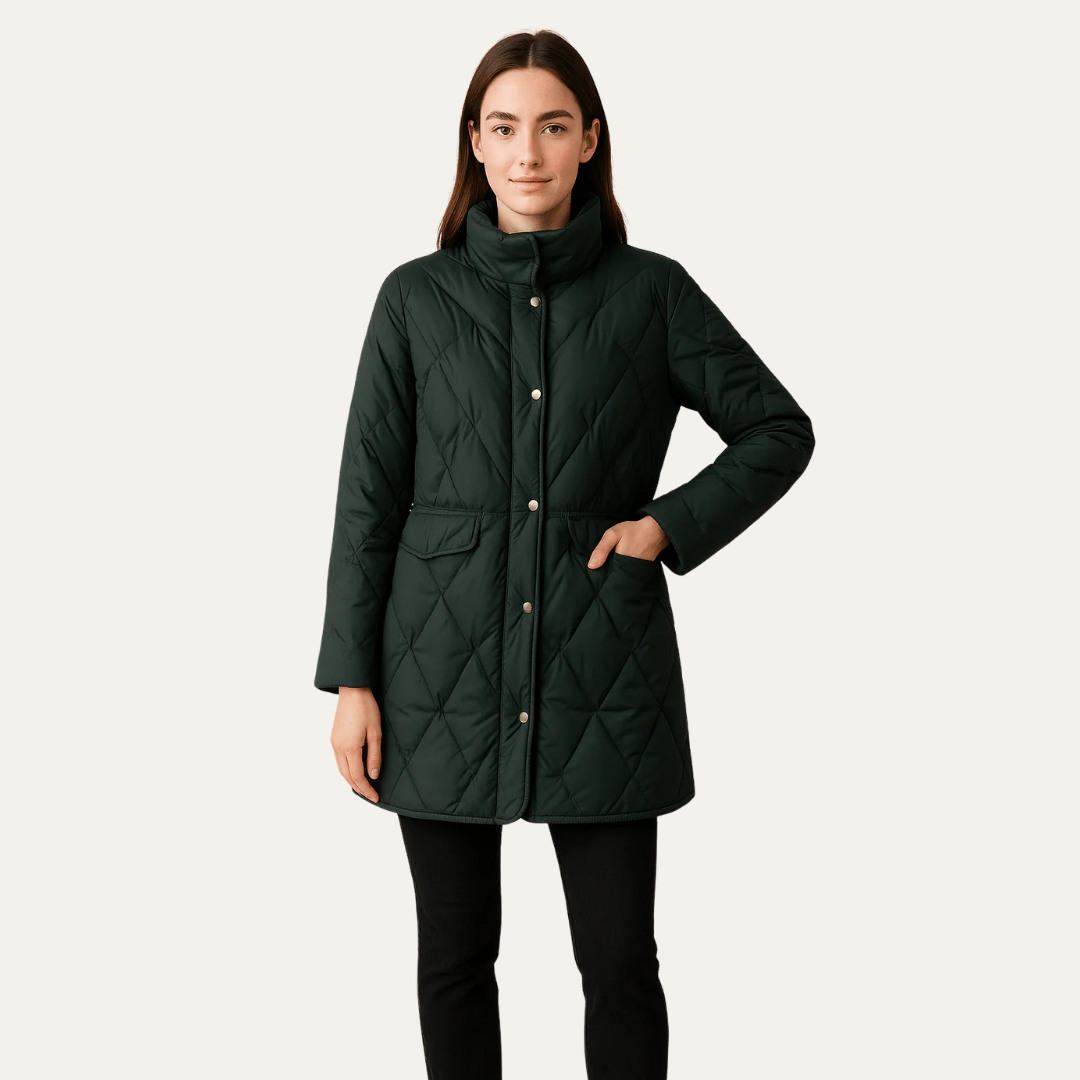 VogeLuxe | Women’s Mid-Length Quilted Jacket