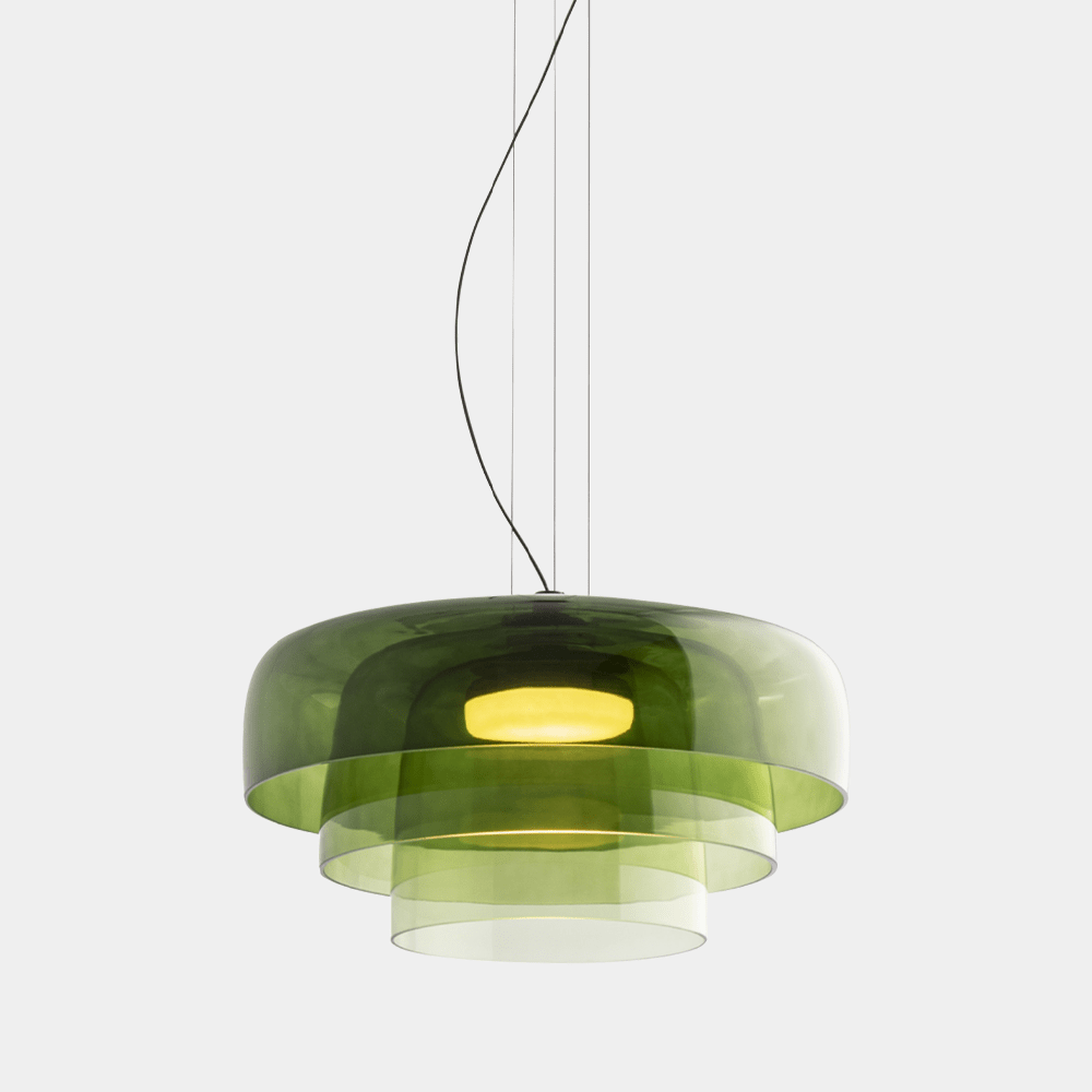Classic Glass Ceiling Lamp with Vintage Style