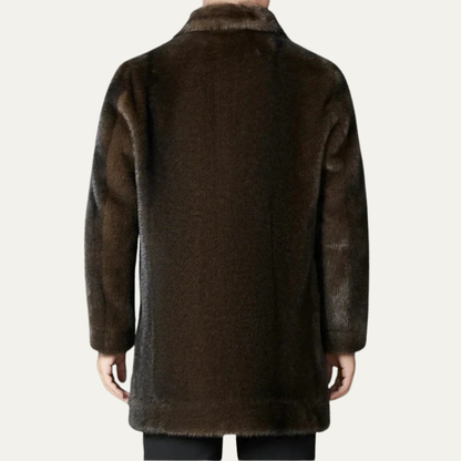 VogeLuxe | Men’s Luxurious Faux Fur Coat