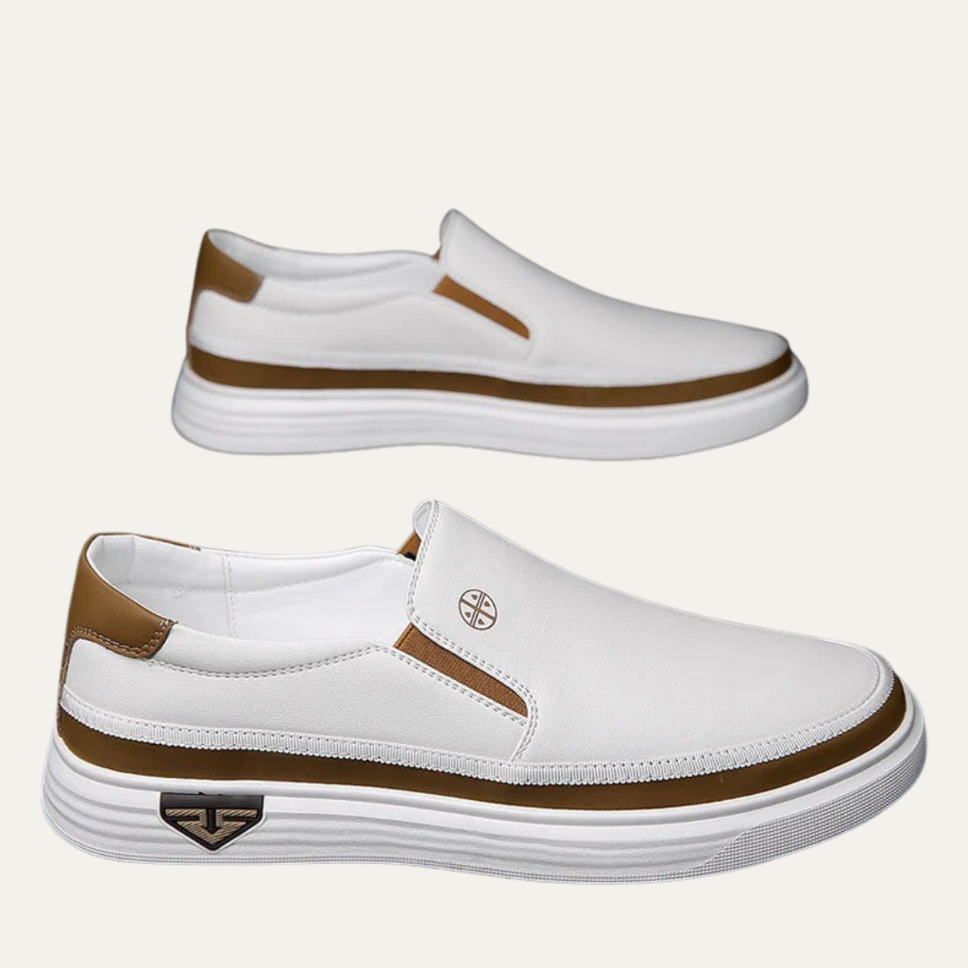 VogeLuxe | Men’s Casual Thick Sole Slip On Loafers