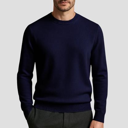 VogeLuxe | Men’s Slim Fit Long Sleeve Crewneck Sweater