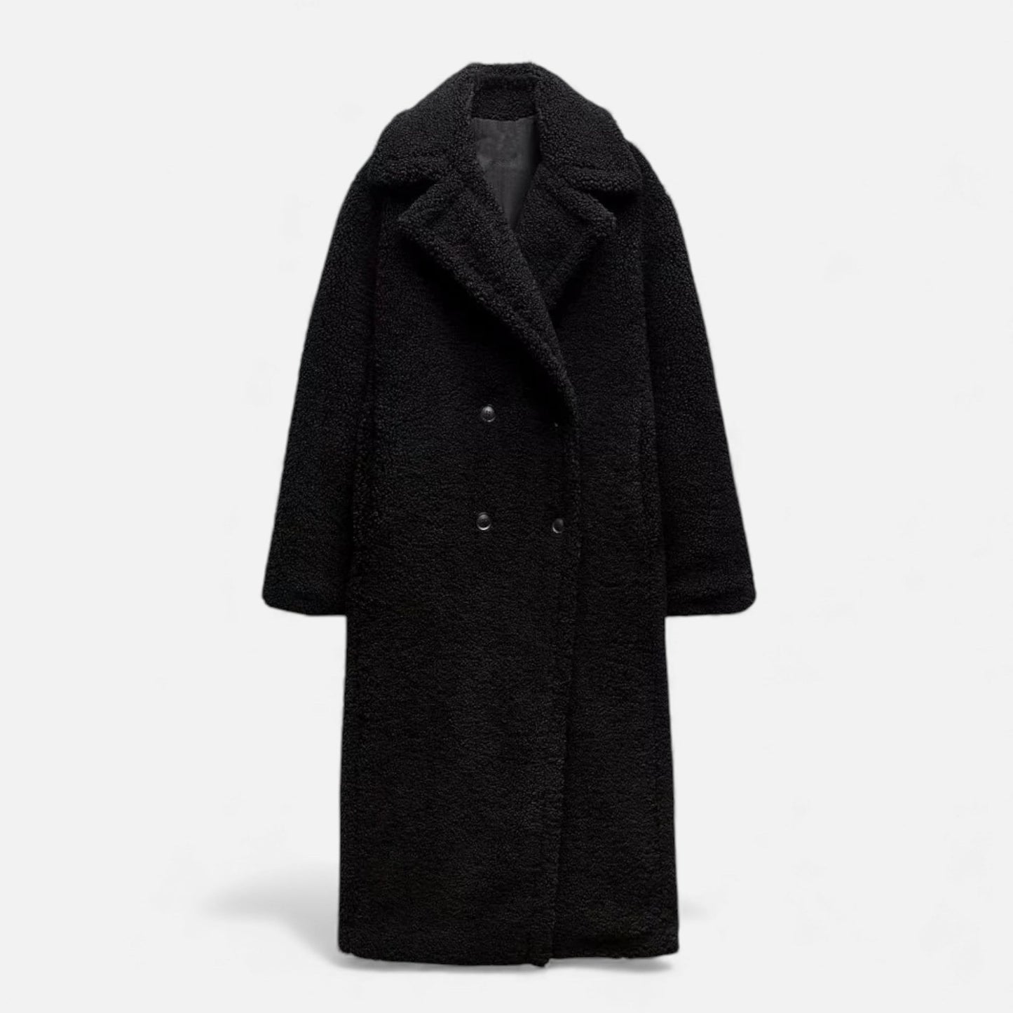 Warm Women's Oversized Double Breasted Parka Coat