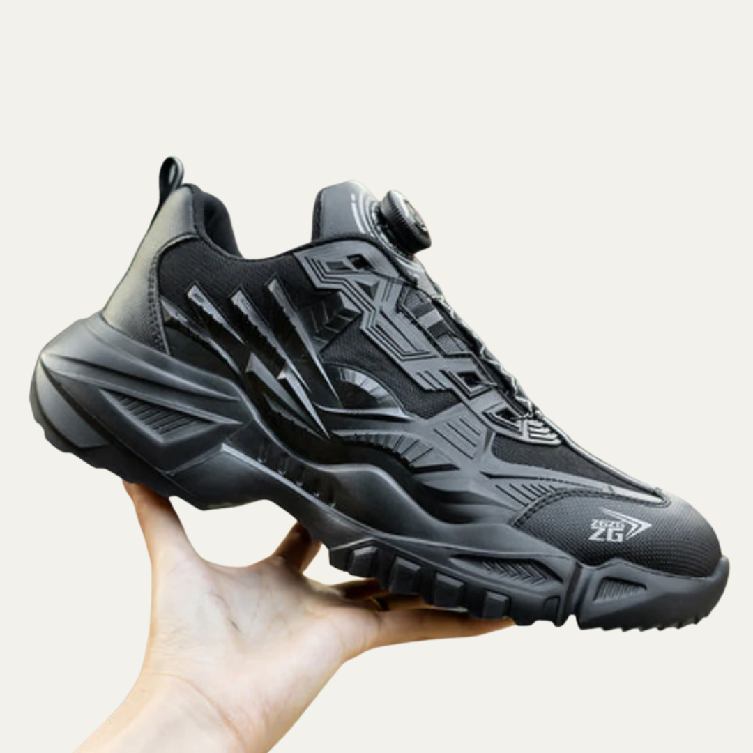 VogeLuxe | Men’s Futuristic Dial Closure Sneaker