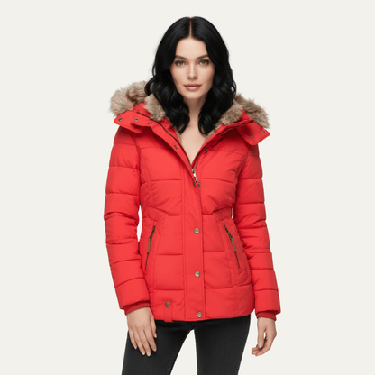 VogeLuxe | Women’s Luxe Faux Fur Puffer Jacket