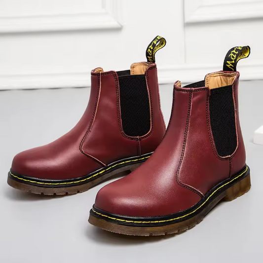Classic Leather Ankle Boots - Unisex - VogeLuxe