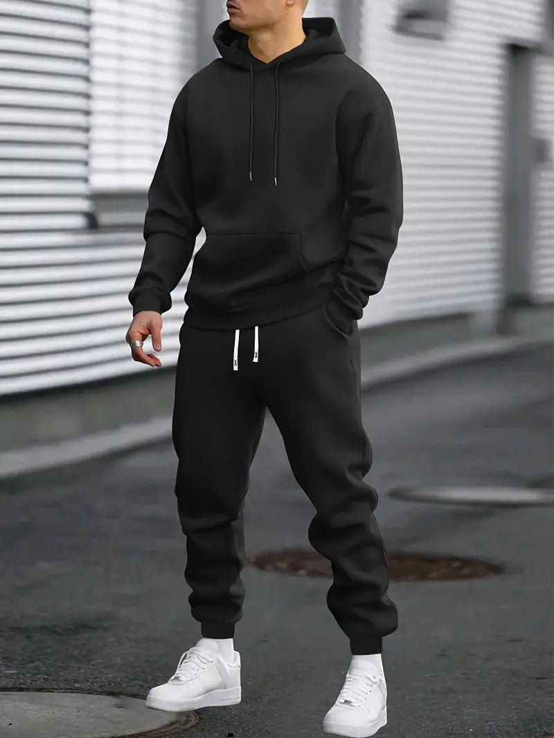 Men's Sporty Hoodie and Jogger Set