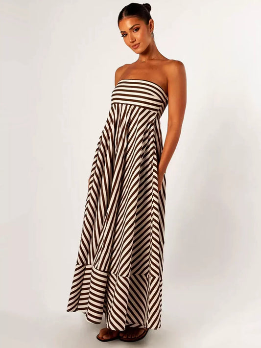 Chic Off Shoulder Floor Length Evening Dress - VogeLuxe