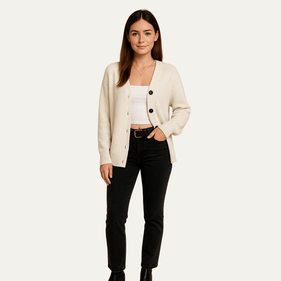 VogeLuxe | Women’s Casual V-Neck Cardigan