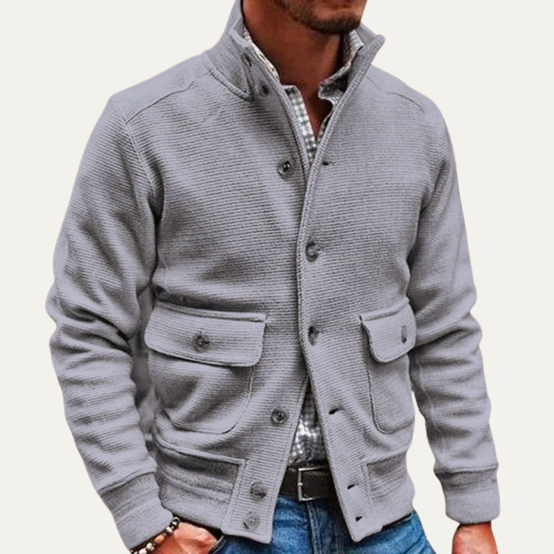 VogeLuxe | Men’s Knitted Cardigan Jacket