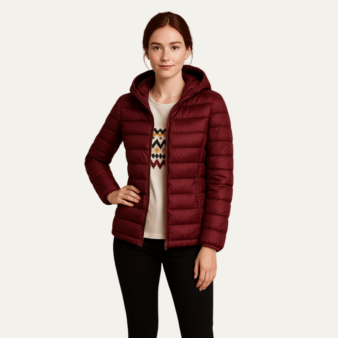 VogeLuxe | Women’s Lightweight Quilted Puffer Jacket