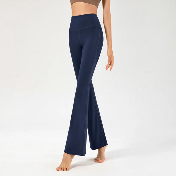 Comfortable High Waisted Wide Leg Stretch Pants
