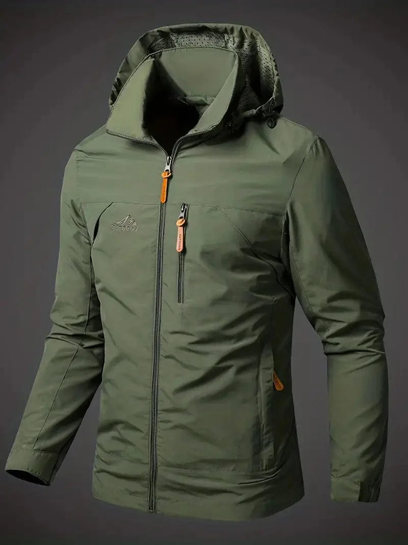 Classic Hooded Outdoor Jacket for Men