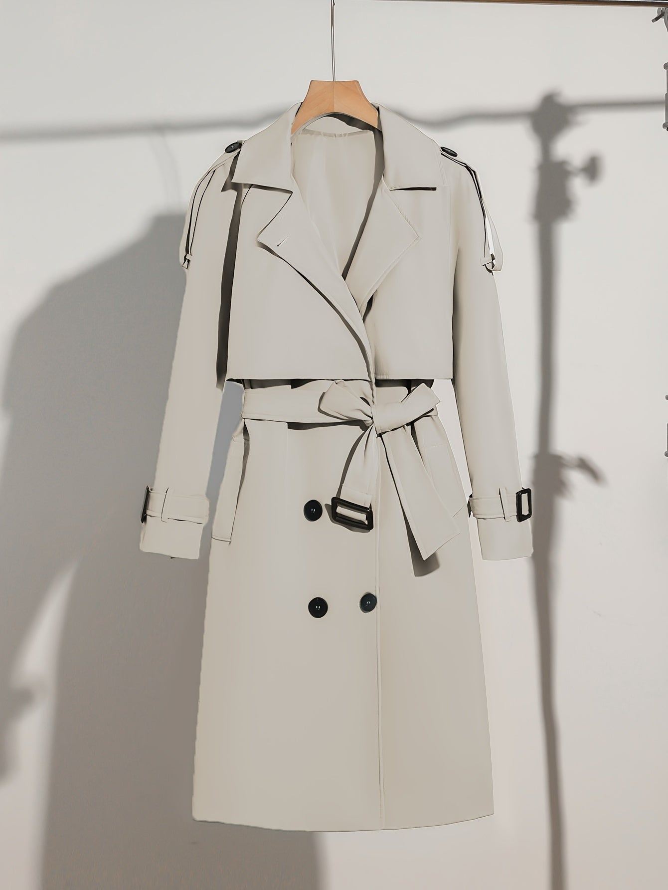Stylish Waterproof Autumn Coat with Adjustable Straps