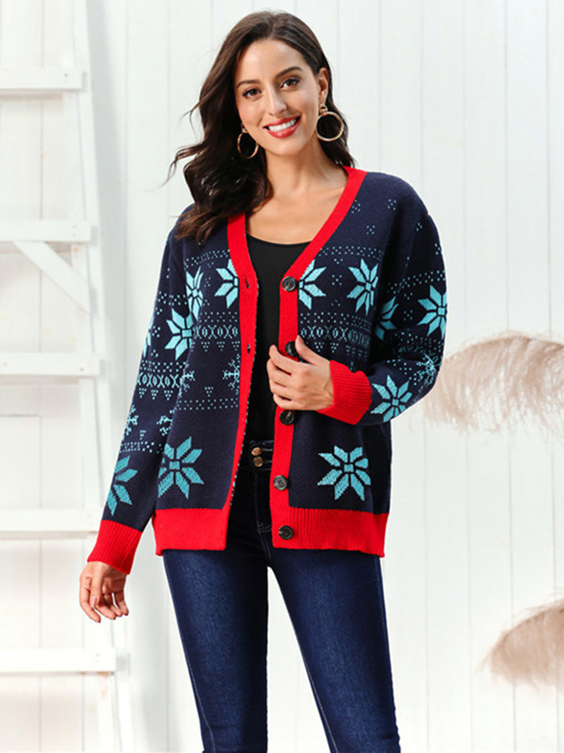 Cozy Cable Knit Winter Cardigan - BritishElegance
