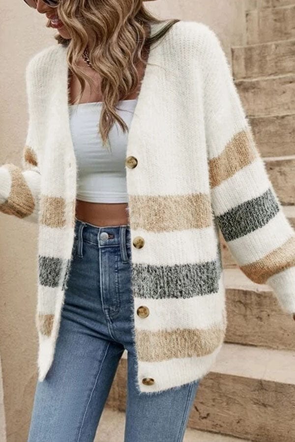 Cozy Chic Winter Cardigan Sweater - BritishElegance