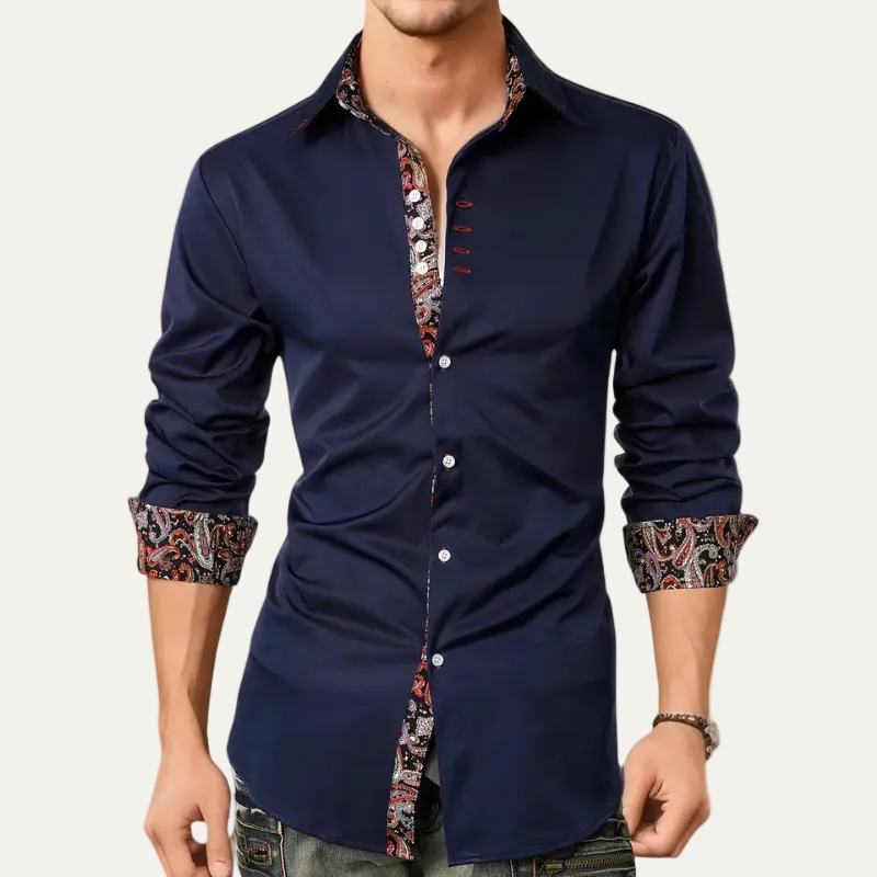 VogeLuxe | Men’s Slim Fit Button Down Dress Shirt