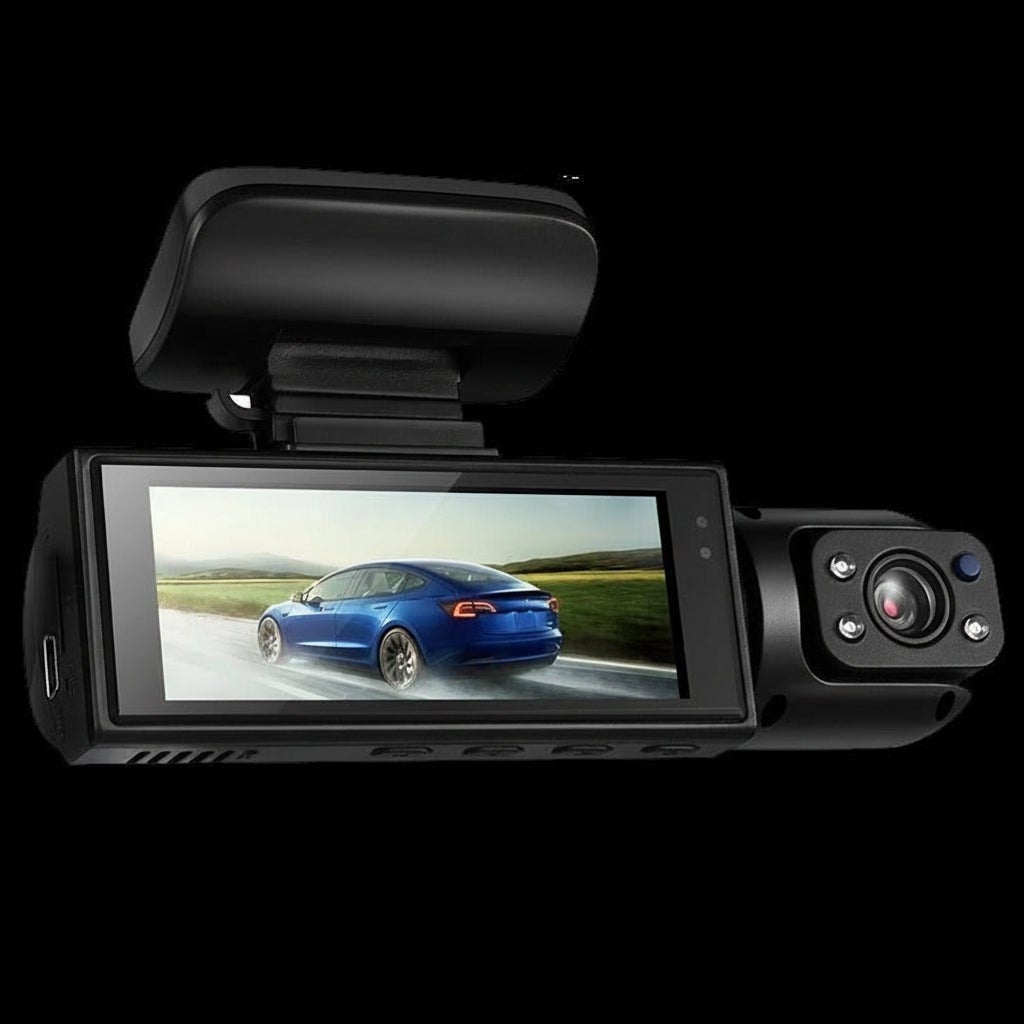 HD Dual Camera Car Dashcam with Parking Sensor - VogeLuxe