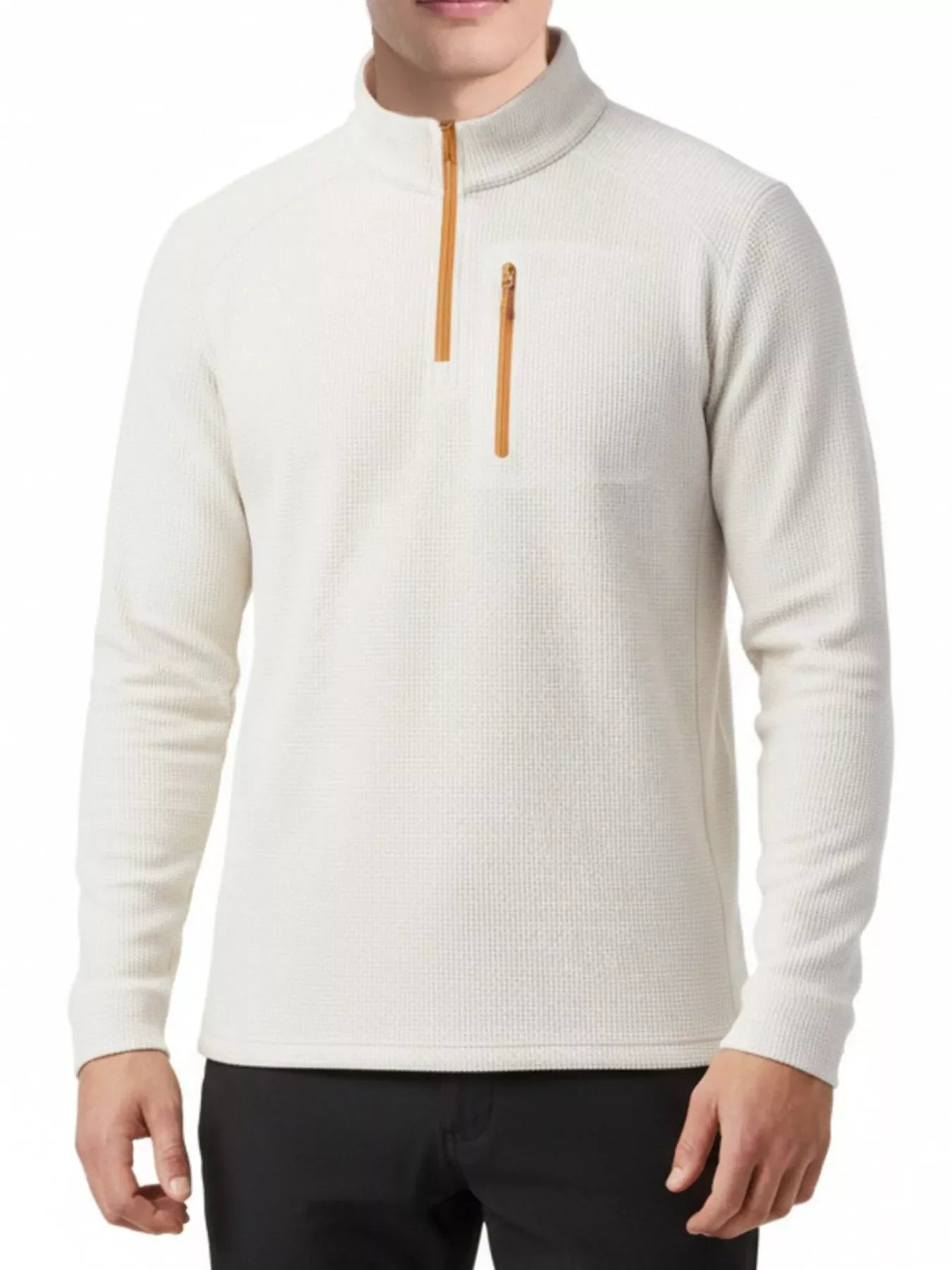 Relaxed Fit Mens Long Sleeve Sweater - VogeLuxe