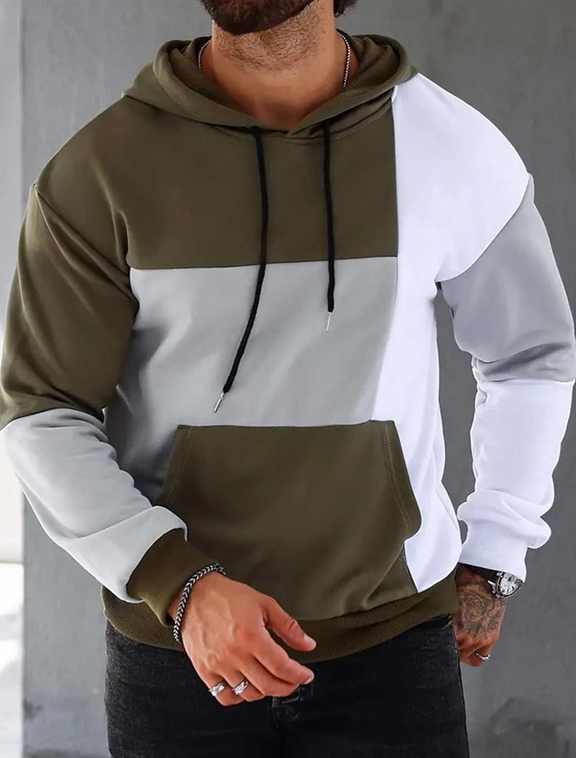 Warm Mens Hoodie Sweatshirt with Pockets - VogeLuxe