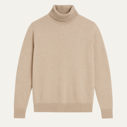 VogeLuxe | Men’s Fine Gauge Turtleneck Sweater