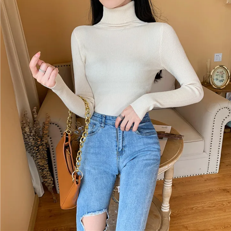 Cozy Fit Women's Winter Turtleneck Jumper Sweater
