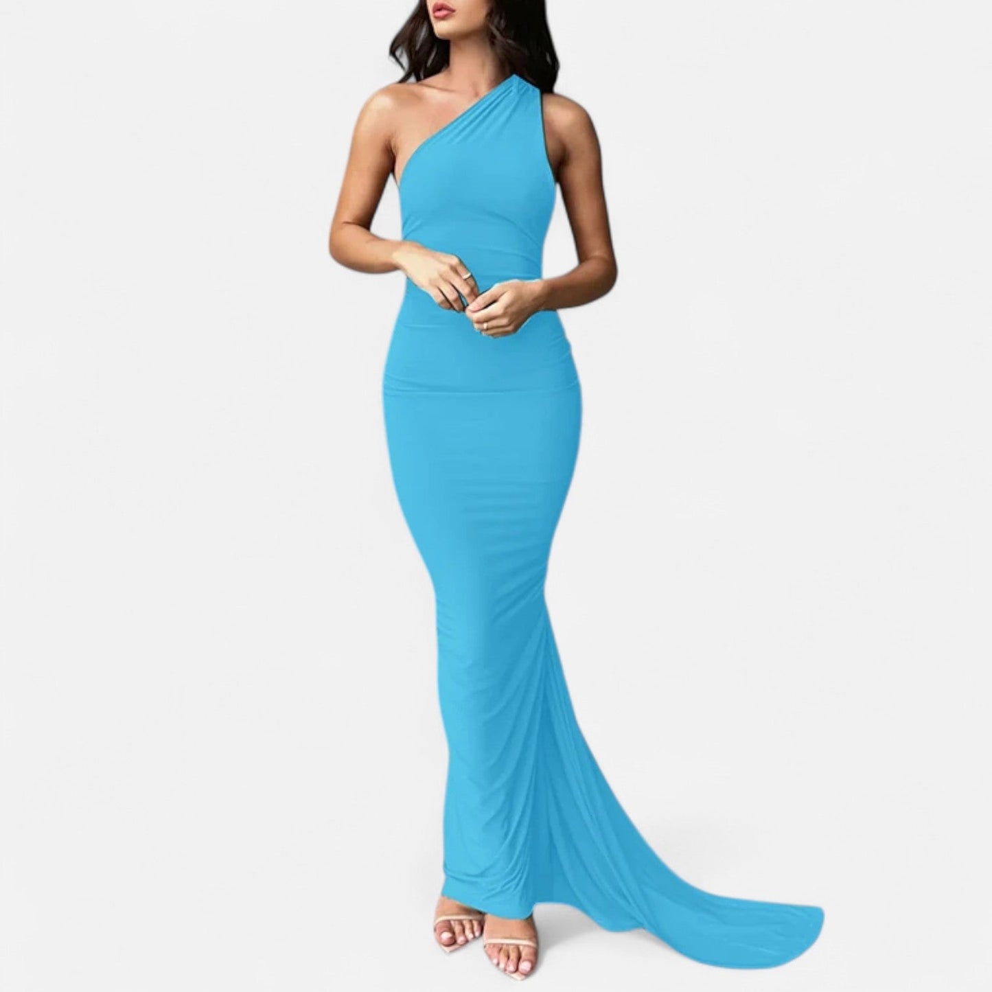 Elegant Tie Back Formal Gown for Women