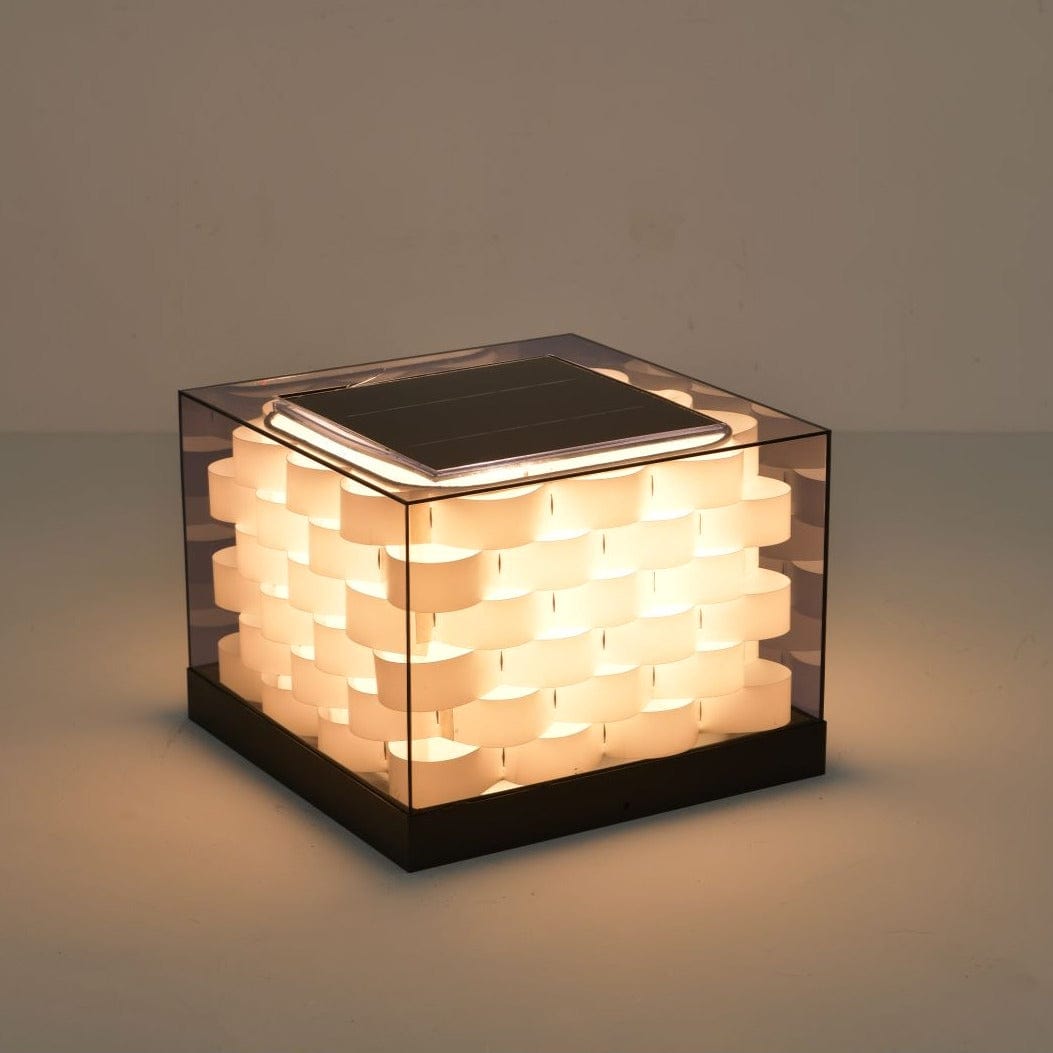 Stylish Woven Garden Solar Powered Light - BritishElegance