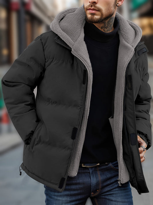 Comfortable Lightweight Puffer Winter Coat for Men - VogeLuxe