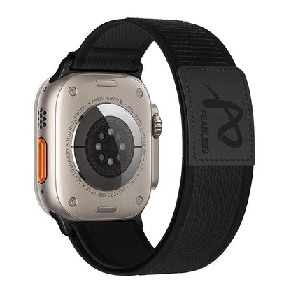 Durable Nylon Band with Leather Patch for Apple Watch - VogeLuxe