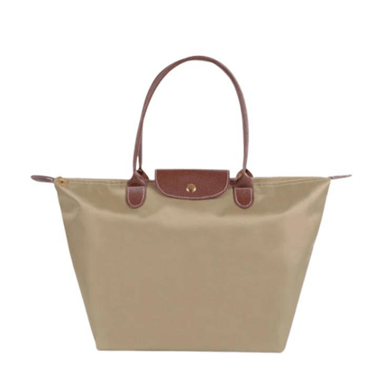 Classic Ladies Leather Tote Bag with Pockets