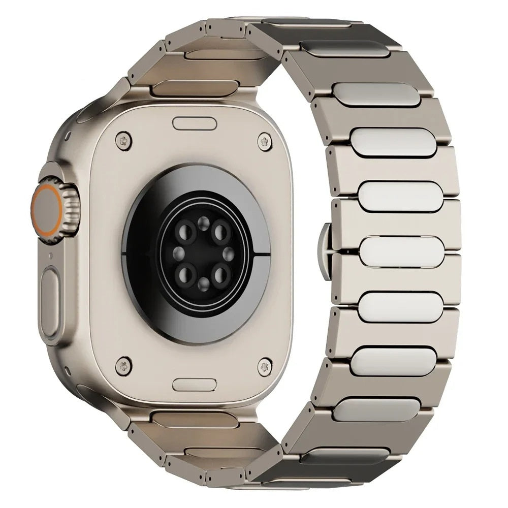 Durable Titanium Apple Watch Band With Secure Clasp - VogeLuxe