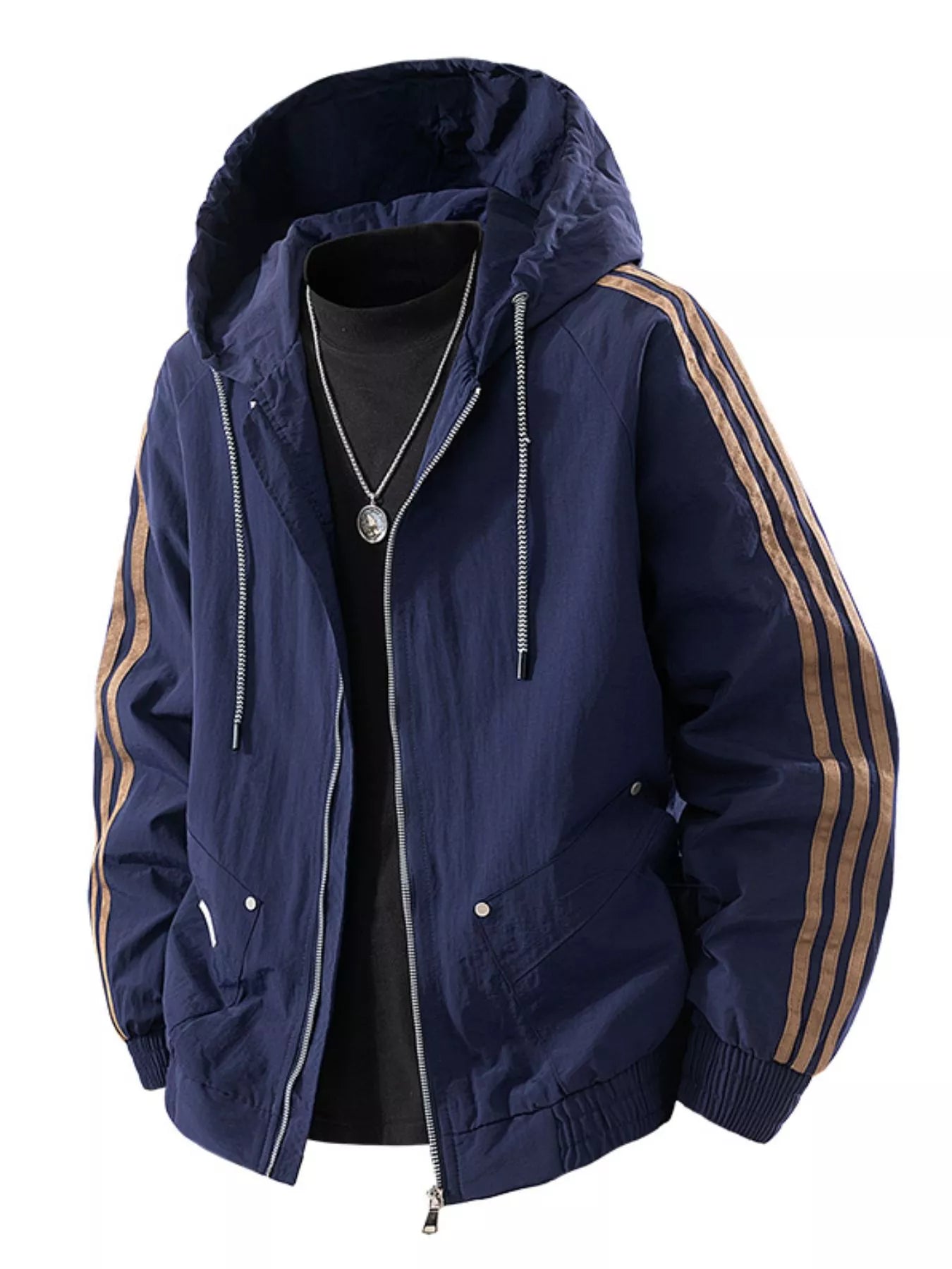 Large Size Waterproof Hoodie Jacket - BritishElegance