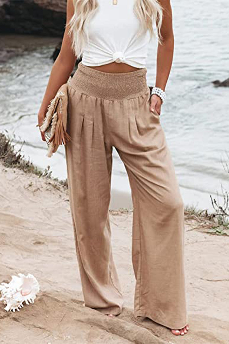 Comfortable High Waisted Wide Leg Pants - VogeLuxe