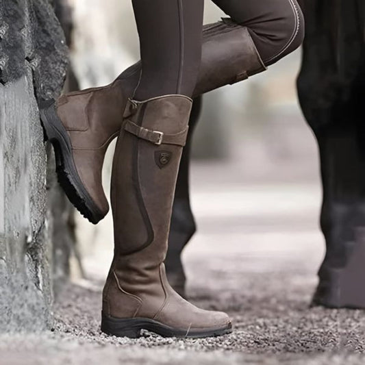 Women's Tall Riding Boots Classic Equestrian Style - VogeLuxe